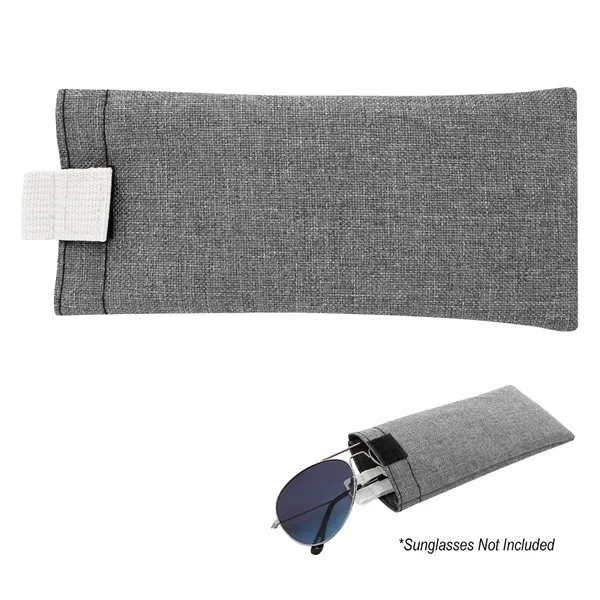 7" x 3 1/4" heathered pouch with Malibu sunglasses that are... from ASI 61125 Hit Promotional Products / Hit®