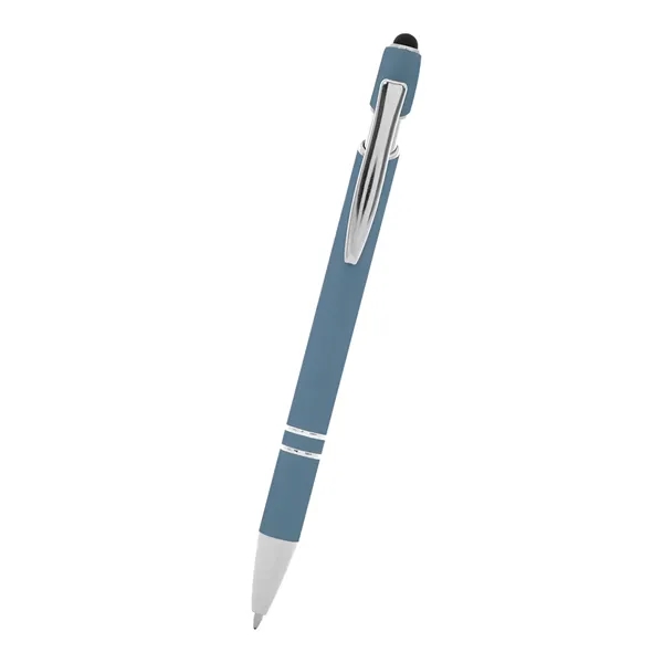 Plunger-action Lexington incline stylus pen with a rubberized barrel.... from ASI 61125 Hit Promotional Products / Hit®