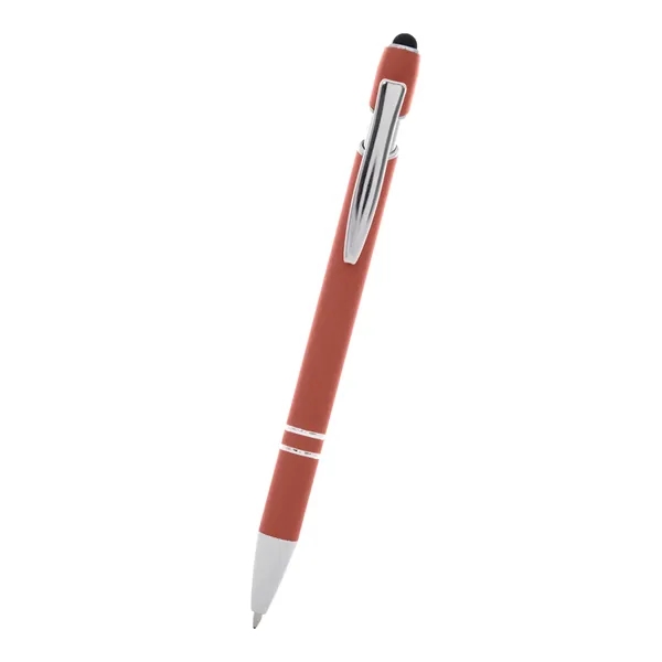 Plunger-action Lexington incline stylus pen with a rubberized barrel.... from ASI 61125 Hit Promotional Products / Hit®