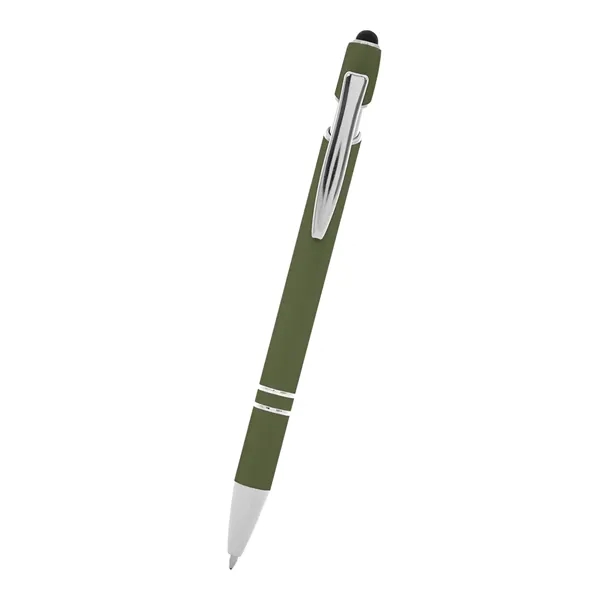 Plunger-action Lexington incline stylus pen with a rubberized barrel.... from ASI 61125 Hit Promotional Products / Hit®