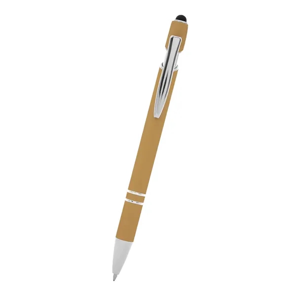 Plunger-action Lexington incline stylus pen with a rubberized barrel.... from ASI 61125 Hit Promotional Products / Hit®