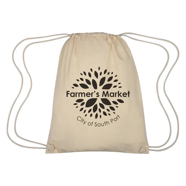 Cooper cotton drawstring bag for carrying your essential items from place... from ASI 61125 Hit Promotional Products / Hit®