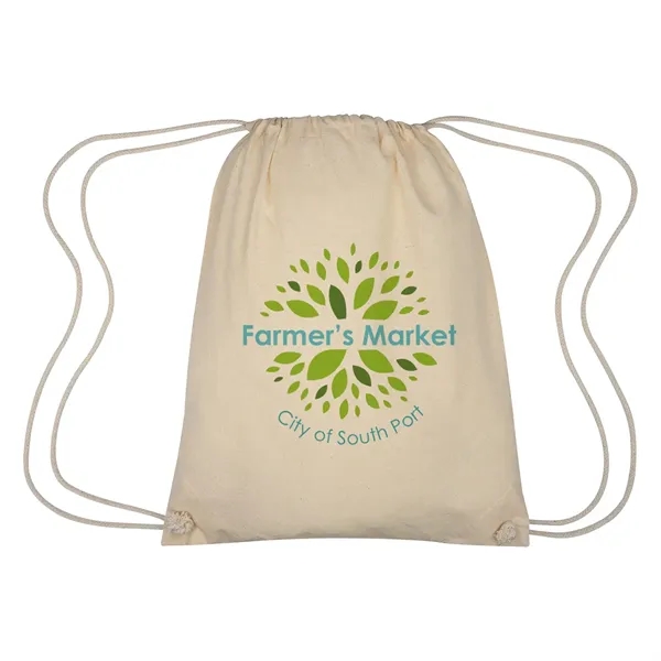 Cooper cotton drawstring bag for carrying your essential items from place... from ASI 61125 Hit Promotional Products / Hit®