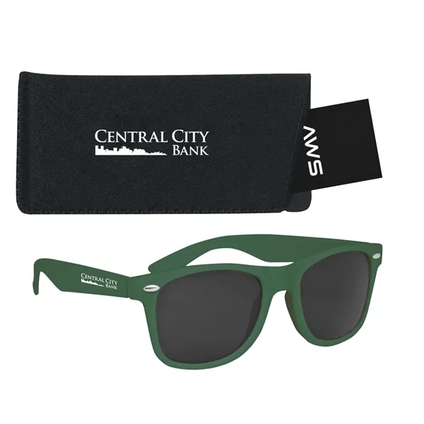 Aws velvet touch Malibu sunglasses with a pouch and hang tag.... from ASI 61125 Hit Promotional Products / Hit®