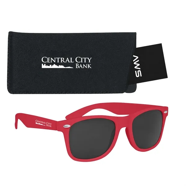 Aws velvet touch Malibu sunglasses with a pouch and hang tag.... from ASI 61125 Hit Promotional Products / Hit®