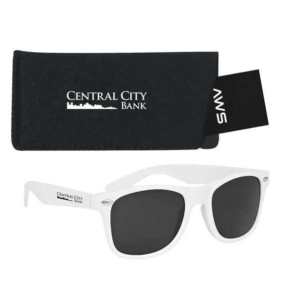 Aws velvet touch Malibu sunglasses with a pouch and hang tag.... from ASI 61125 Hit Promotional Products / Hit®