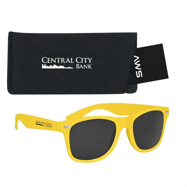 Aws velvet touch Malibu sunglasses with a pouch and hang tag.... from ASI 61125 Hit Promotional Products / Hit®