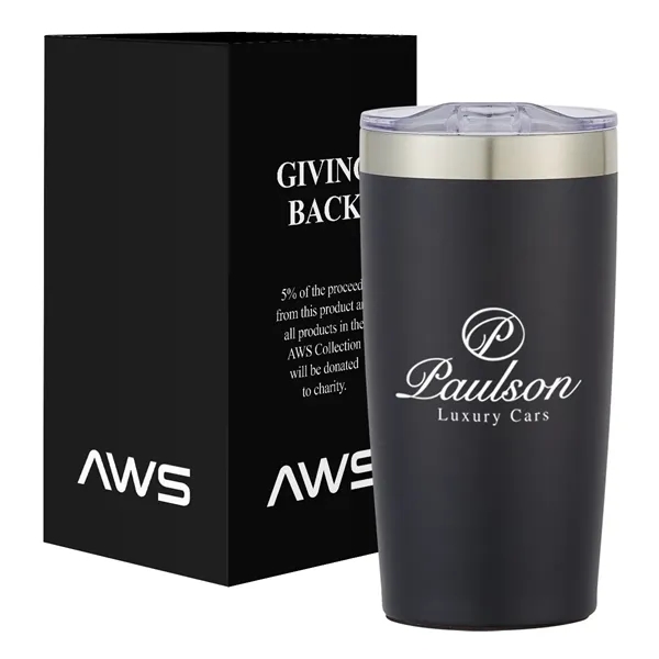20 oz. AWS two-tone Himalayan tumbler for taking a drink wherever... from ASI 61125 Hit Promotional Products / Hit®