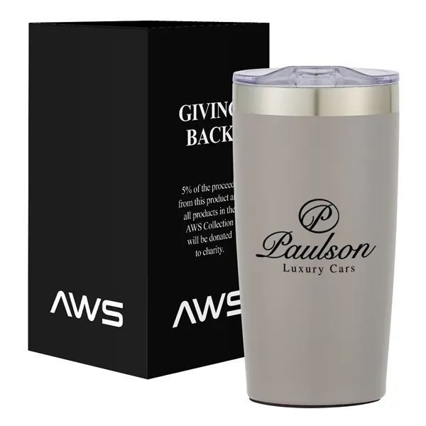 20 oz. AWS two-tone Himalayan tumbler for taking a drink wherever... from ASI 61125 Hit Promotional Products / Hit®