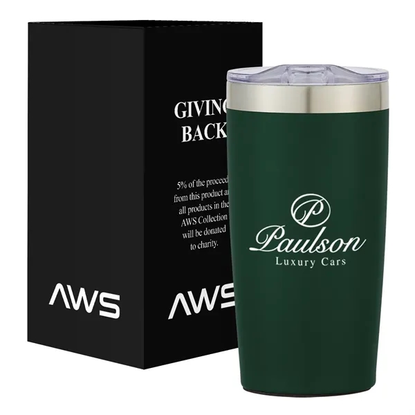 20 oz. AWS two-tone Himalayan tumbler for taking a drink wherever... from ASI 61125 Hit Promotional Products / Hit®