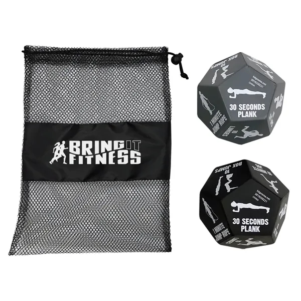 Fitness Fun dice game where you roll to get which exercise... from ASI 61125 Hit Promotional Products / Hit®