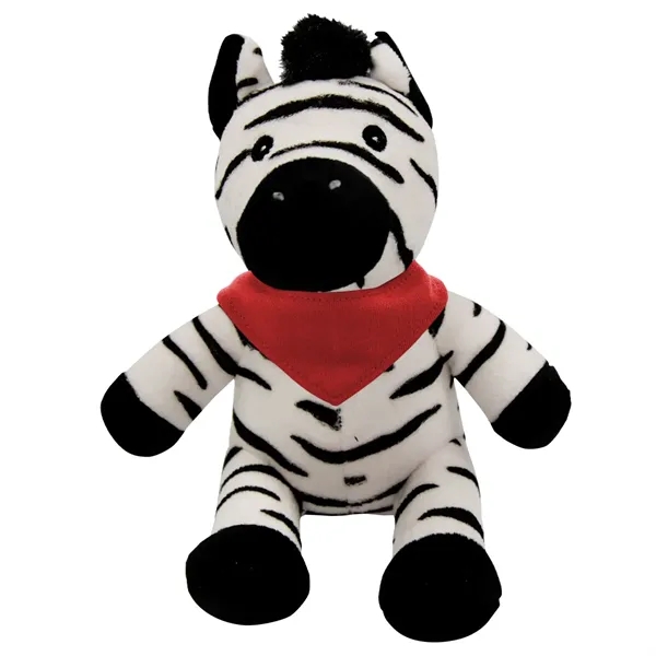 6" Zander Zebra with customizable shirt, bandana, or hoodie.... from ASI 61125 Hit Promotional Products / Hit®