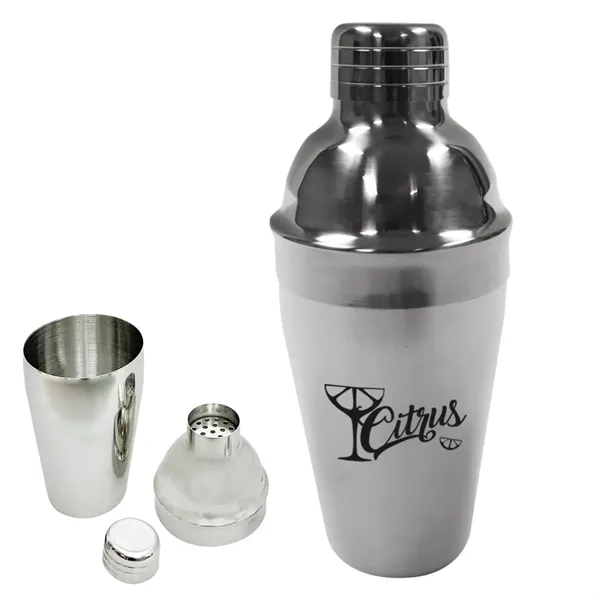 18.5 oz. stainless steel cocktail shaker with built-in strainer.... from ASI 61125 Hit Promotional Products / Hit®