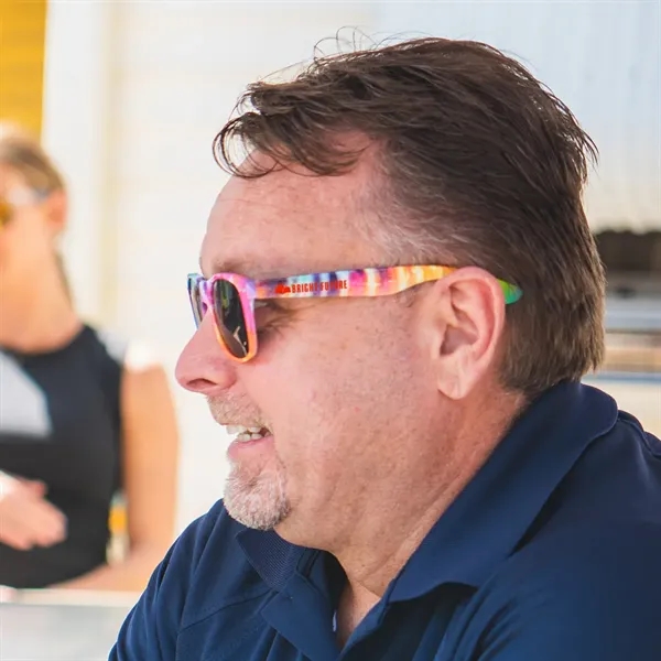 Tie-dye Malibu sunglasses for style and shielding your eyes from the... from ASI 61125 Hit Promotional Products / Hit®
