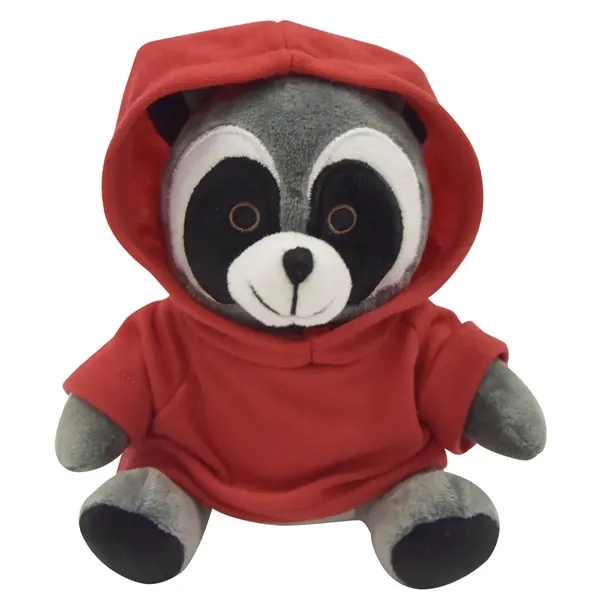 6" Rocco Racoon polyester stuffed animal with choice of colored t-shirt,... from ASI 61125 Hit Promotional Products / Hit®