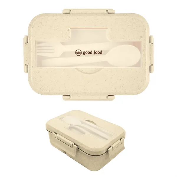3" x 5.75" x 8.5" harvest Bento Box made from plant... from ASI 61125 Hit Promotional Products / Hit®