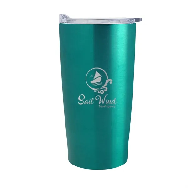20 ounce double-wall insulated stainless steel tumbler with thumb-slide sipping lid.... from ASI 61125 Hit Promotional Products / Hit®