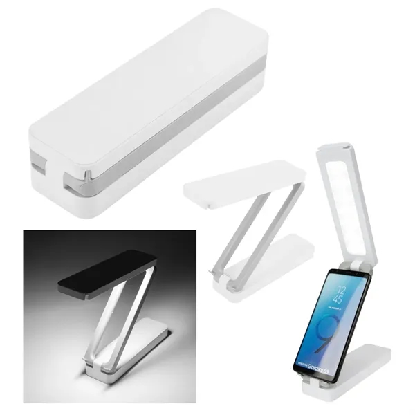 LED desk light with phone holder.... from ASI 61125 Hit Promotional Products / Hit®