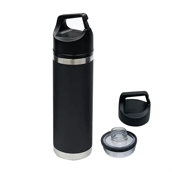 18 ounce double wall insulated stainless steel bottle with wide mouth,... from ASI 61125 Hit Promotional Products / Hit®