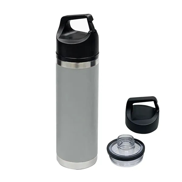 18 ounce double wall insulated stainless steel bottle with wide mouth,... from ASI 61125 Hit Promotional Products / Hit®