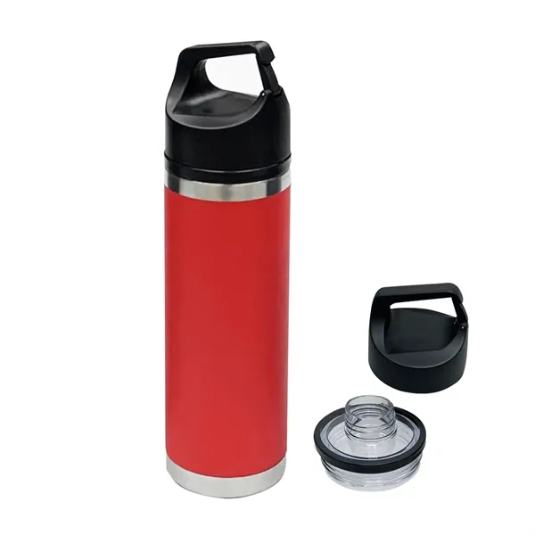 18 ounce double wall insulated stainless steel bottle with wide mouth,... from ASI 61125 Hit Promotional Products / Hit®