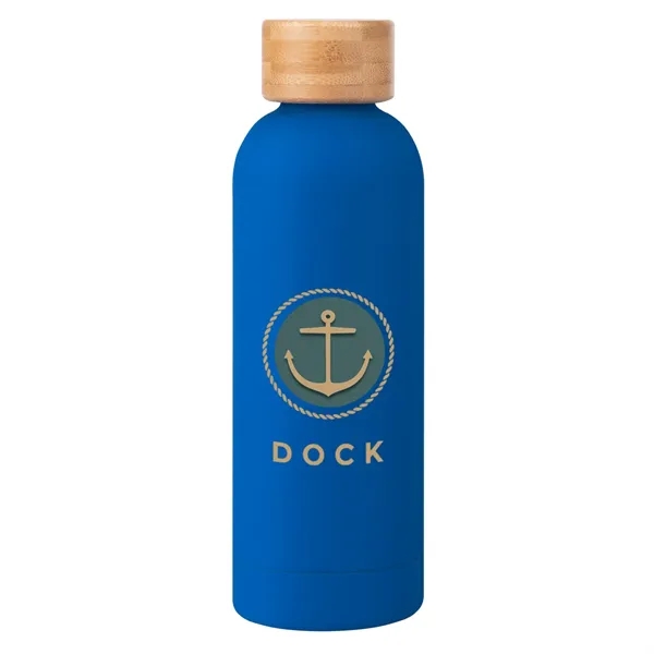 17 oz. double-wall insulated stainless steel bottle with rubberized finish, wide... from ASI 61125 Hit Promotional Products / Hit®