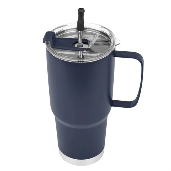 30 oz. stainless steel tumbler with reusable stainless steel straw and... from ASI 61125 Hit Promotional Products / Hit®