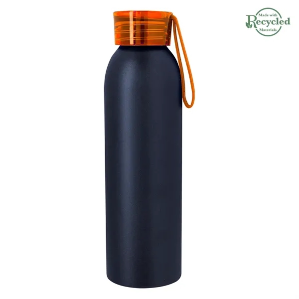 22 ounce  aluminum water bottle with screw-on lid and wrist... from ASI 61125 Hit Promotional Products / Hit®