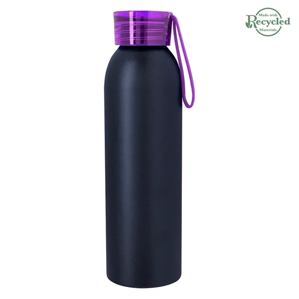 22 ounce  aluminum water bottle with screw-on lid and wrist... from ASI 61125 Hit Promotional Products / Hit®