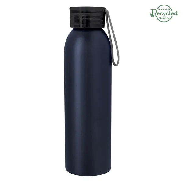 22 ounce  aluminum water bottle with screw-on lid and wrist... from ASI 61125 Hit Promotional Products / Hit®
