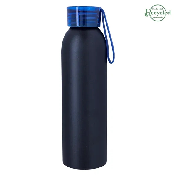 22 ounce  aluminum water bottle with screw-on lid and wrist... from ASI 61125 Hit Promotional Products / Hit®