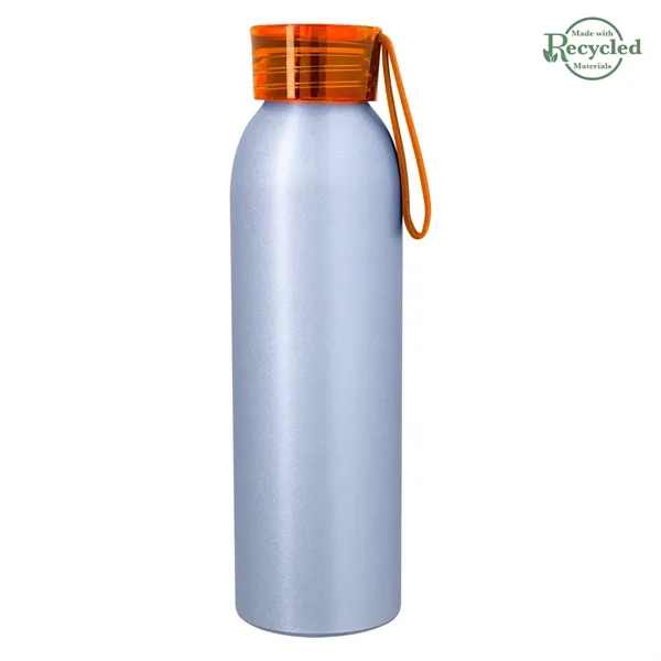 22 ounce  aluminum water bottle with screw-on lid and wrist... from ASI 61125 Hit Promotional Products / Hit®