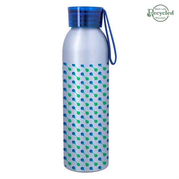 22 ounce  aluminum water bottle with screw-on lid and wrist... from ASI 61125 Hit Promotional Products / Hit®