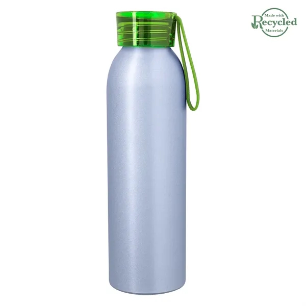 22 ounce  aluminum water bottle with screw-on lid and wrist... from ASI 61125 Hit Promotional Products / Hit®