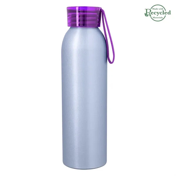 22 ounce  aluminum water bottle with screw-on lid and wrist... from ASI 61125 Hit Promotional Products / Hit®
