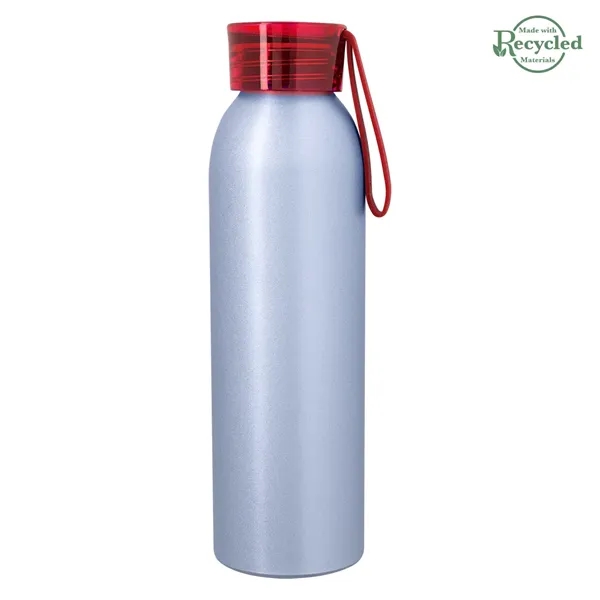 22 ounce  aluminum water bottle with screw-on lid and wrist... from ASI 61125 Hit Promotional Products / Hit®