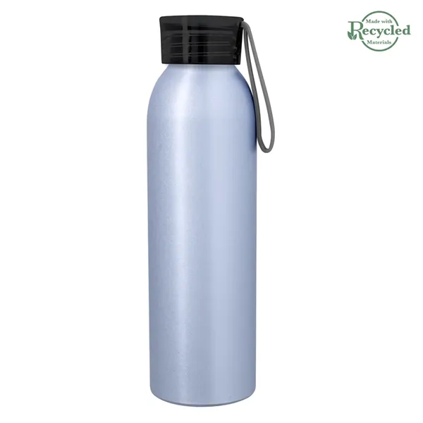 22 ounce  aluminum water bottle with screw-on lid and wrist... from ASI 61125 Hit Promotional Products / Hit®