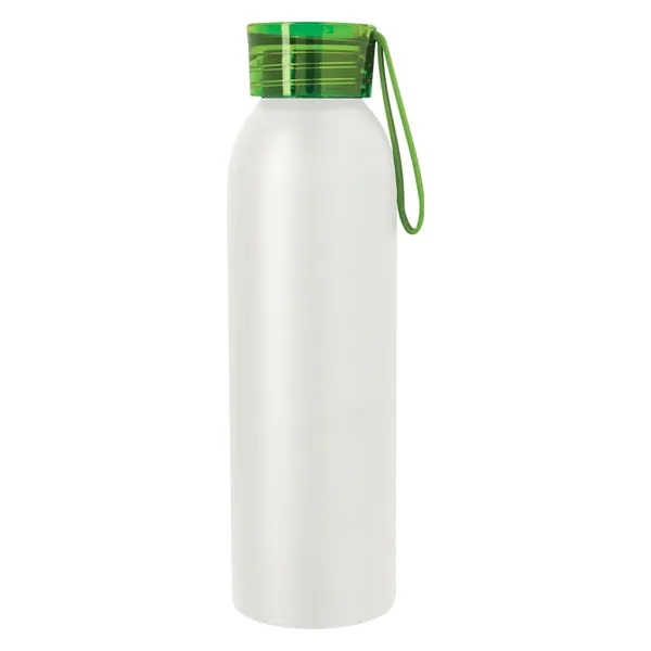 22 ounce  aluminum water bottle with screw-on lid and wrist... from ASI 61125 Hit Promotional Products / Hit®