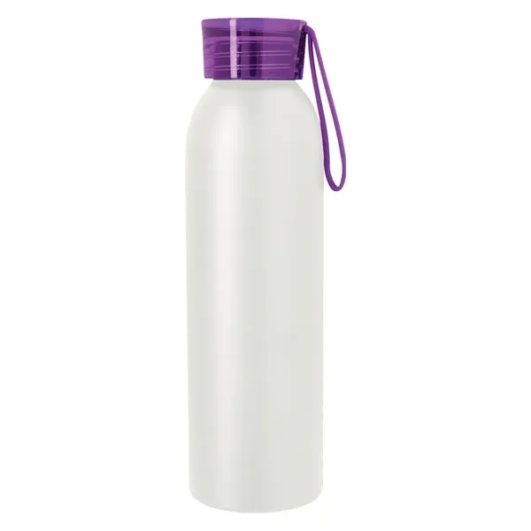 22 ounce  aluminum water bottle with screw-on lid and wrist... from ASI 61125 Hit Promotional Products / Hit®