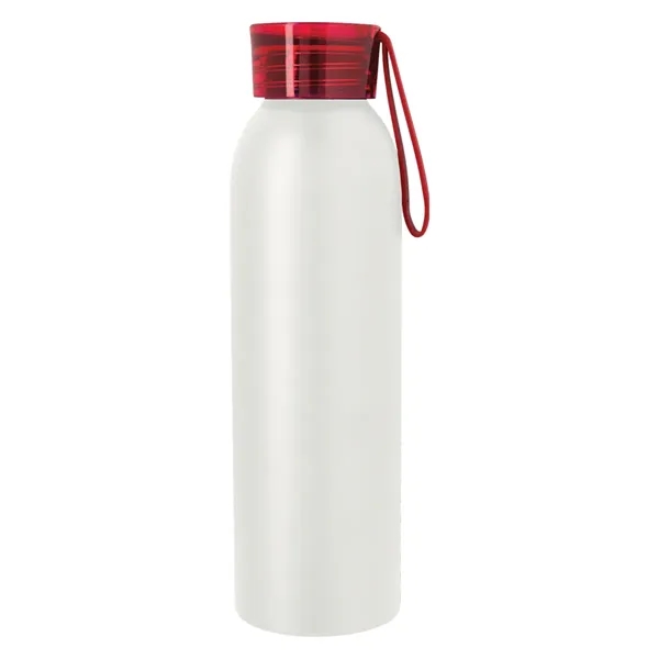 22 ounce  aluminum water bottle with screw-on lid and wrist... from ASI 61125 Hit Promotional Products / Hit®
