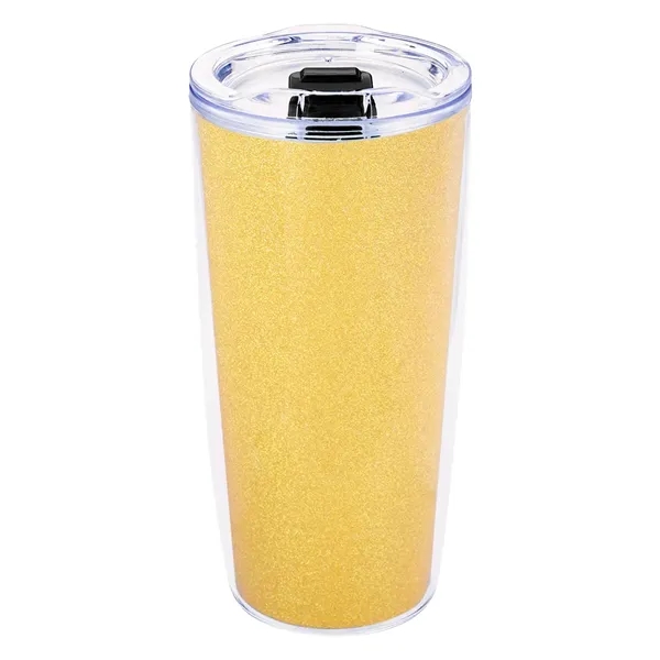 19 ounce double wall acrylic plastic tumbler with rubber gasketed lid... from ASI 61125 Hit Promotional Products / Hit®