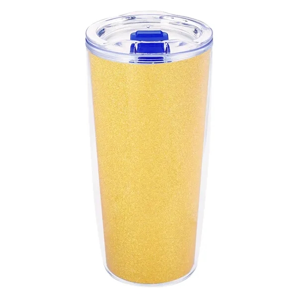 19 ounce double wall acrylic plastic tumbler with rubber gasketed lid... from ASI 61125 Hit Promotional Products / Hit®