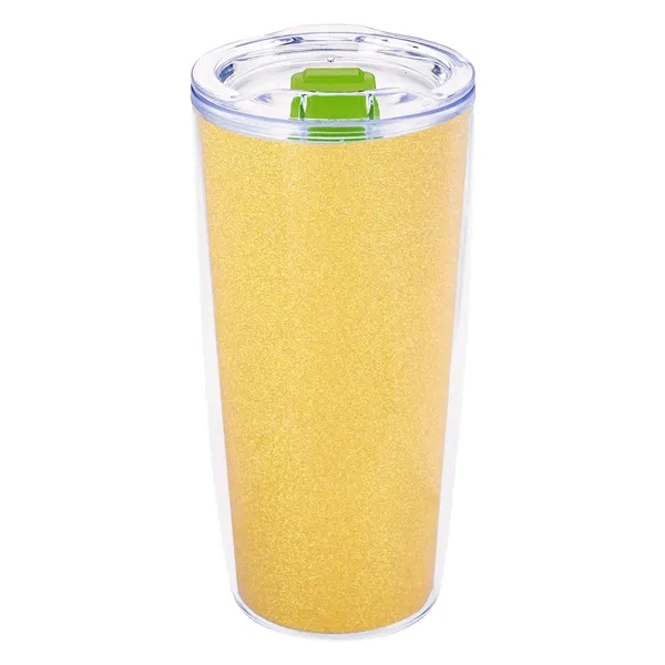 19 ounce double wall acrylic plastic tumbler with rubber gasketed lid... from ASI 61125 Hit Promotional Products / Hit®
