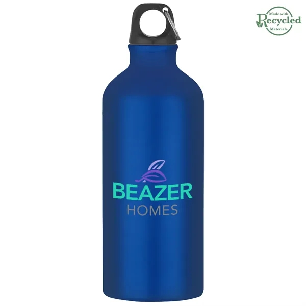 20 oz. Aluminum bike bottle with split ring and black lid.... from ASI 61125 Hit Promotional Products / Hit®