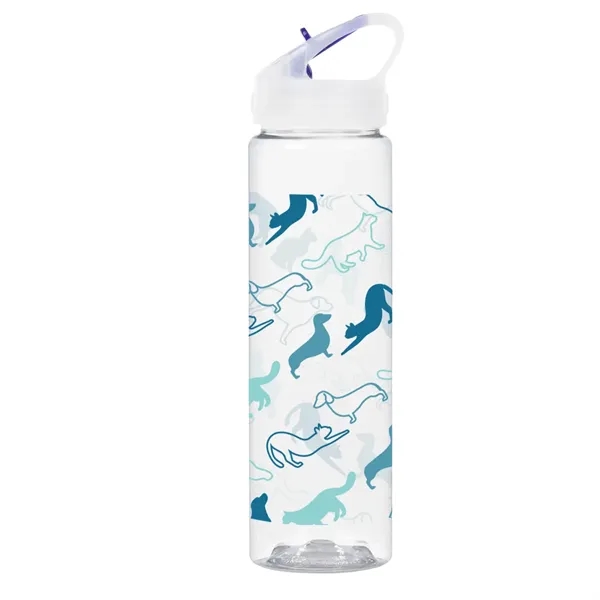 25-ounce bottle made of PET material with screw-on, spill-resistant sip top... from ASI 61125 Hit Promotional Products / Hit®