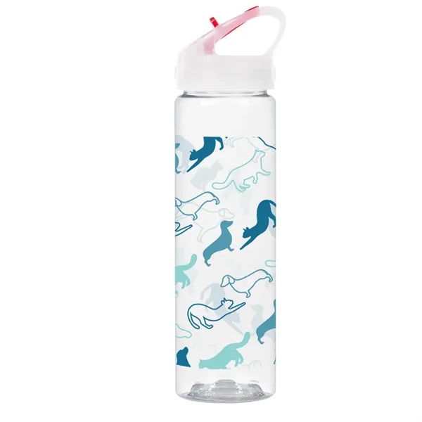 25-ounce bottle made of PET material with screw-on, spill-resistant sip top... from ASI 61125 Hit Promotional Products / Hit®