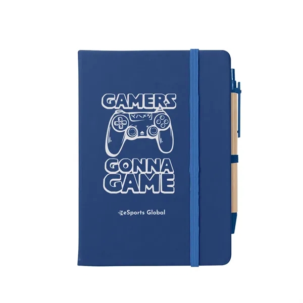 Notebook with 80 lined pages, matching pen, sticky notes, sticky flags... from ASI 61125 Hit Promotional Products / Hit®