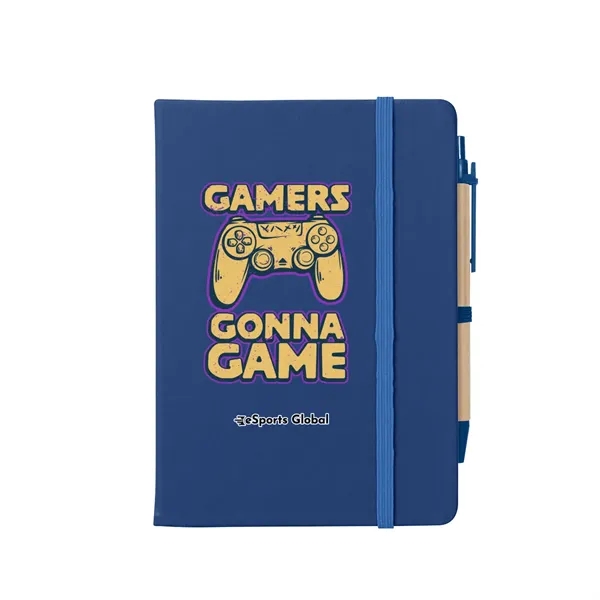 Notebook with 80 lined pages, matching pen, sticky notes, sticky flags... from ASI 61125 Hit Promotional Products / Hit®