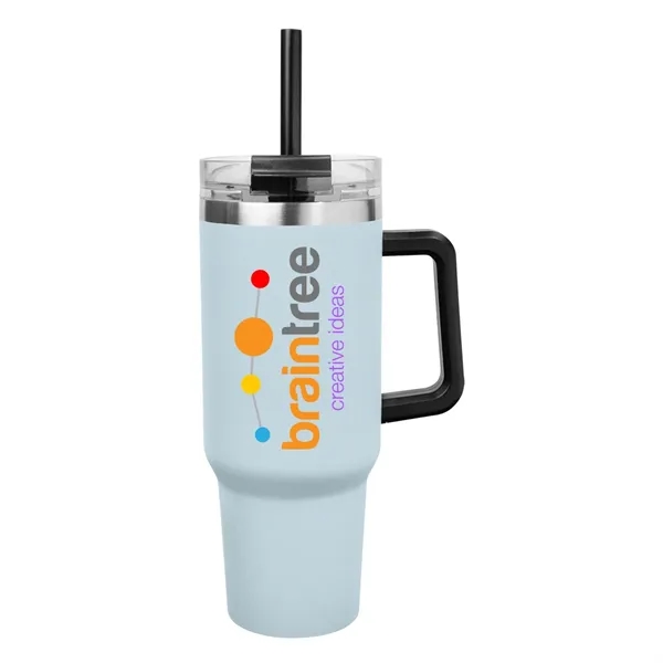 40 oz. stainless steel insulated tumbler with lid and straw.... from ASI 61125 Hit Promotional Products / Hit®