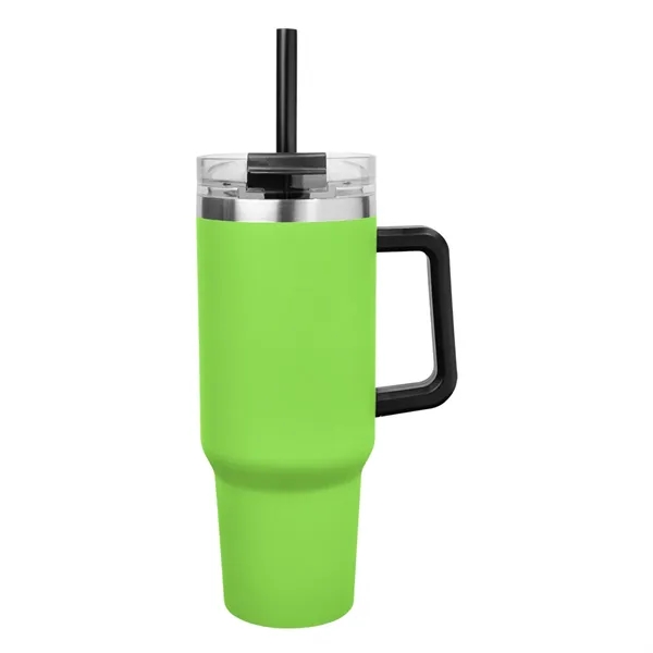40 oz. stainless steel insulated tumbler with lid and straw.... from ASI 61125 Hit Promotional Products / Hit®